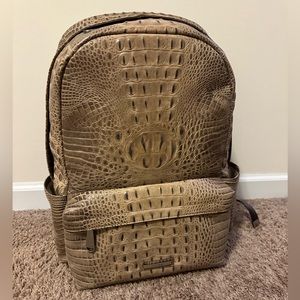 NWT Brahmin Lucas Backpack Biscuit Valley